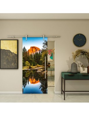 Glasschiebetür PIPE-LINE - Fotoprint Modell 160 | Glastuershop24
