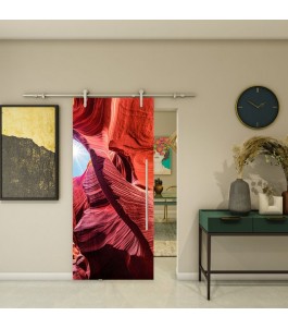 Glasschiebetür PIPE-LINE - Fotoprint Modell 186 | Glastuershop24