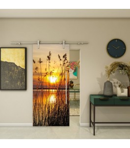 Glasschiebetür PIPE-LINE - Fotoprint Modell 187 | Glastuershop24