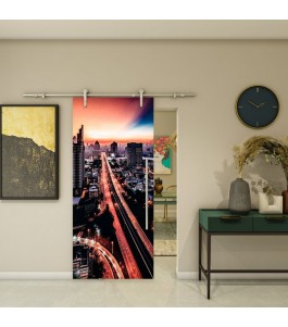 Glasschiebetür PIPE-LINE - Fotoprint Model 210 | Glastuershop24