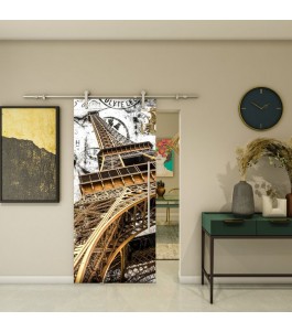 Glasschiebetür PIPE-LINE - Fotoprint Modell 211 | Glastuershop24
