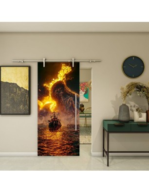 Glasschiebetür PIPE-LINE - Fotoprint Model 225 | Glastuershop24