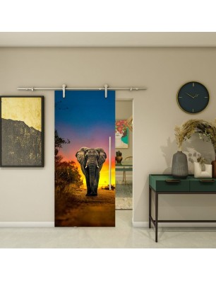 Glasschiebetür PIPE-LINE - Fotoprint Modell 226 | Glastuershop24