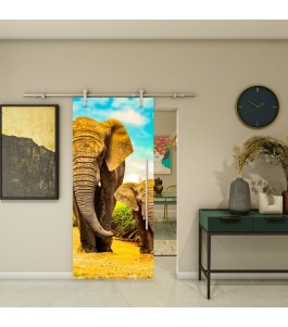 Glasschiebetür PIPE-LINE - Fotoprint Modell 233 | Glastuershop24