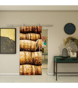 Glasschiebetür PIPE-LINE - Fotoprint Model 255 | Glastuershop24