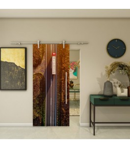 Glasschiebetür PIPE-LINE - Fotoprint Modell 265 | Glastuershop24