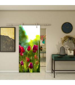 Glasschiebetür PIPE-LINE - Fotoprint Modell 282 | Glastuershop24