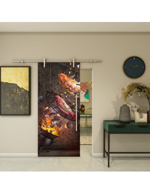 Glasschiebetür PIPE-LINE - Fotoprint Modell 287 | Glastuershop24