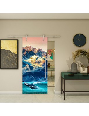 Glasschiebetür PIPE-LINE - Fotoprint Model 290 | Glastuershop24