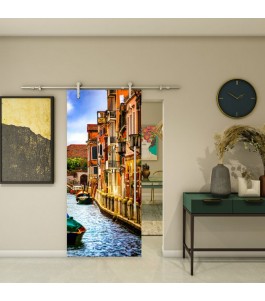 Glasschiebetür PIPE-LINE - Fotoprint Model 297 | Glastuershop24