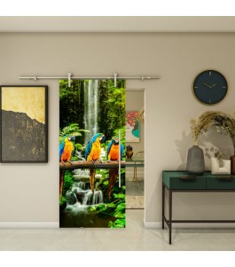 Glasschiebetür PIPE-LINE - Fotoprint Model 338 | Glastuershop24