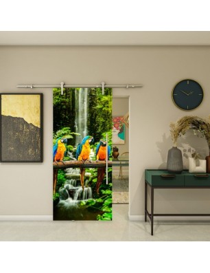 Glasschiebetür PIPE-LINE - Fotoprint Model 338 | Glastuershop24