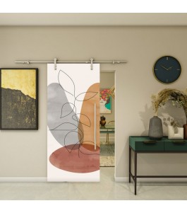 Glasschiebetür PIPE-LINE - Fotoprint Modell 346 | Glastuershop24