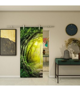 Glasschiebetür PIPE-LINE - Fotoprint Modell 348 | Glastuershop24