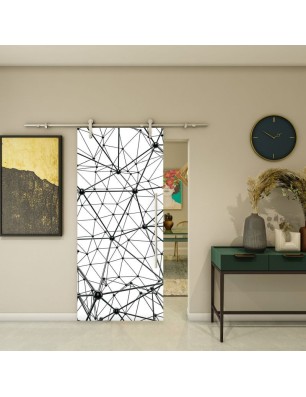 Glasschiebetür PIPE-LINE - Fotoprint Model 350 | Glastuershop24