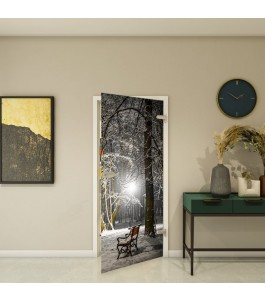 Ganzglastür Fotoprint Modell 46 mit Naturmotiv | Glastuershop24