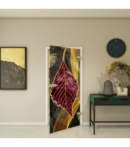 Fotoprint Modell 59 mit Blattmotiv | Glastuershop24