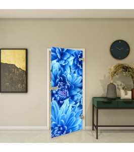 Ganzglastür mit Fotoprint Modell 75 | Glastuershop24