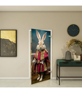 Ganzglastür Fotoprint Modell 107 mit Tiermotiv | Glastuershop24