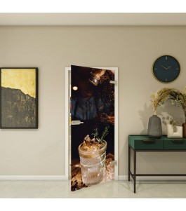 Ganzglastür mit Fotoprint Modell 111 | Glastuershop24