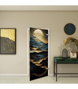 Ganzglastür Modell 133 mit Fotoprint | Glastuershop24