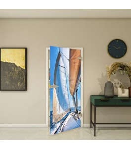 Ganzglastür Fotoprint Modell 137 mit Meer-Motiv | Glastuershop24