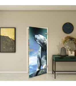 Ganzglastür Fotoprint Modell 152 mit Tiermotiv | Glastuershop24