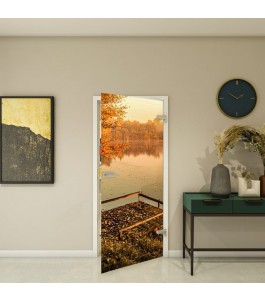 Ganzglastür Fotoprint Modell 154 mit Meer-Motiv | Glastuershop24