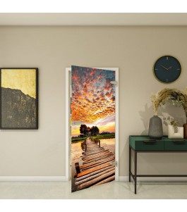 Ganzglastür Fotoprint Modell 155 Meer | Glastuershop24