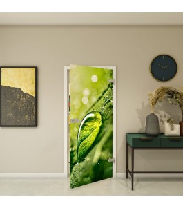 Ganzglastür Fotoprint Modell 158 mit floralem Design | Glastuershop24