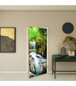 Ganzglastür Fotoprint Modell 173 mit Naturmotiv | Glastuershop24