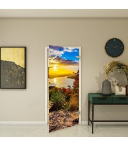 Fotoprint Ganzglastür Modell 199 mit Naturmotiv | Glastuershop24