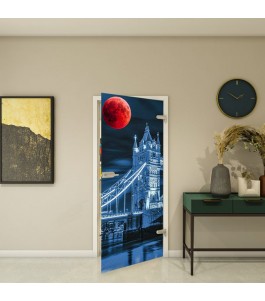 Ganzglastür Fotoprint Modell 206 mit Fotoprint | Glastuershop24