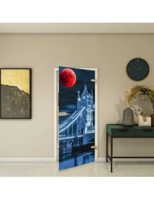 Ganzglastür Fotoprint Modell 206 mit Fotoprint | Glastuershop24