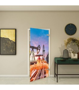 Ganzglastür mit Fotoprint Modell 219 | Glastuershop24