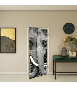Ganzglastür Modell 222 mit Fotoprint | Glastuershop24
