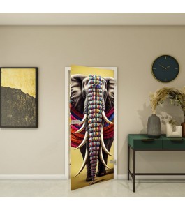 Ganzglastür Fotoprint Modell 227 mit Tiermotiv | Glastuershop24