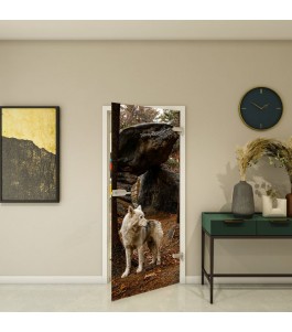 Ganzglastür Fotoprint Modell 239 – Tiermotiv | Glastuershop24