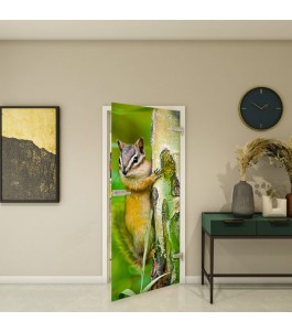 Ganzglastür Fotoprint Modell 240 mit Tiermotiv | Glastuershop24