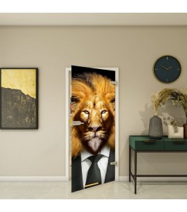 Ganzglastür Fotoprint Modell 241 mit Tiermotiv | Glastuershop24