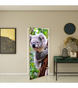 Ganzglastür Fotoprint Modell 242 mit Tiermotiv | Glastuershop24