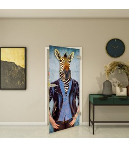 Ganzglastür Fotoprint Modell 249 mit Tiermotiv | Glastuershop24