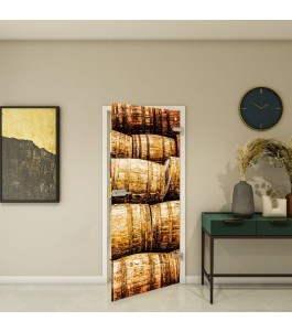 Ganzglastür Fotoprint Modell 255 für die Küche | Glastuershop24