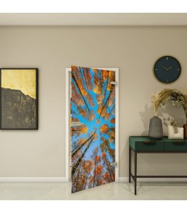Ganzglastür Modell 276 mit Fotoprint Naturmotiv | Glastuershop24
