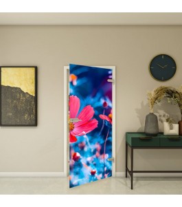 Ganzglastür Fotoprint Modell 284 mit floralem Motiv | Glastuershop24
