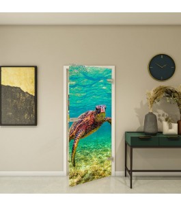 Ganzglastür mit Fotoprint Modell 288 | Glastuershop24