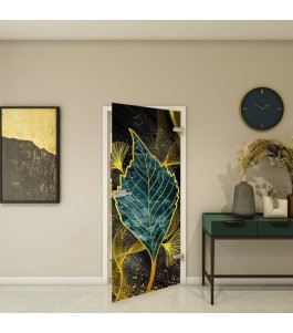 Ganzglastür Fotoprint Modell 323 mit floralem Motiv | Glastuershop24