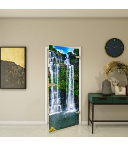 Ganzglastür Fotoprint Modell 339 Natur | Glastuershop24