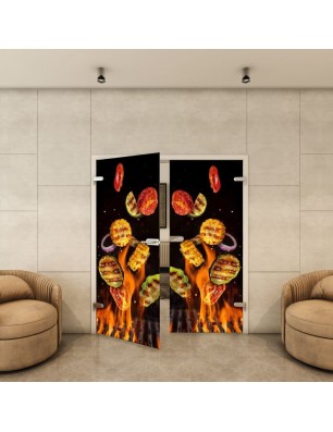 Ganzglastür Fotoprint Modell 118 | Glastuershop24