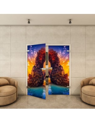 Fotoprint Ganzglastür Modell 176 | Glastuershop24